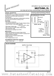 M62704ML datasheet pdf Mitsubishi Electric Corporation