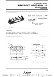 RM150DZ-M datasheet pdf Mitsubishi Electric Corporation