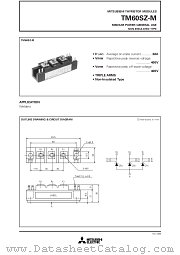 TM60SZ-M datasheet pdf Mitsubishi Electric Corporation