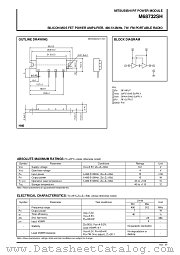 M68732SH datasheet pdf Mitsubishi Electric Corporation