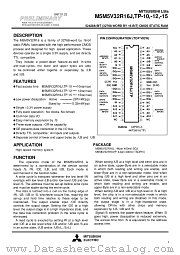 M5M5V32R16JTP-10 datasheet pdf Mitsubishi Electric Corporation