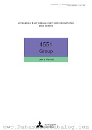 M34551M8-XXXFP datasheet pdf Mitsubishi Electric Corporation
