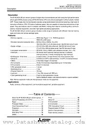 M30621MAA-XXXGP datasheet pdf Mitsubishi Electric Corporation