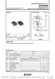 BCR5KM datasheet pdf Mitsubishi Electric Corporation