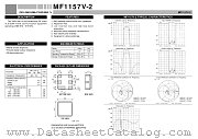 MF1157V-2 datasheet pdf Mitsubishi Electric Corporation