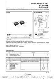 BCR5AM-12 datasheet pdf Mitsubishi Electric Corporation