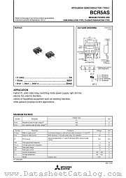 BCR5AS-12 datasheet pdf Mitsubishi Electric Corporation