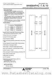 MH8S64PHC-8 datasheet pdf Mitsubishi Electric Corporation