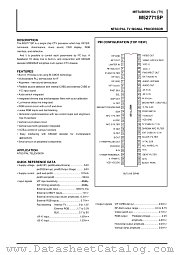 M52771SP datasheet pdf Mitsubishi Electric Corporation