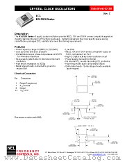 HS-2820 SERIES datasheet pdf NEL Frequency Controls