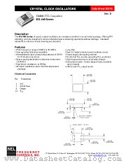 HS-460 SERIES datasheet pdf NEL Frequency Controls