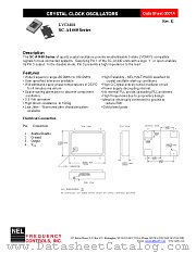 SC-A1440 SERIES datasheet pdf NEL Frequency Controls
