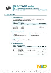 2PA1774SMB datasheet pdf NXP Semiconductors