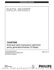 74ABT899DB datasheet pdf NXP Semiconductors