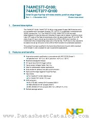 74AHCT377PW-Q100 datasheet pdf NXP Semiconductors