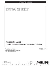 74ALVCH16600DGG datasheet pdf NXP Semiconductors