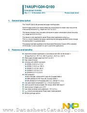 74AUP1G04GW-Q100 datasheet pdf NXP Semiconductors