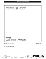N74F00D datasheet pdf NXP Semiconductors