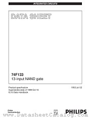N74F133D datasheet pdf NXP Semiconductors