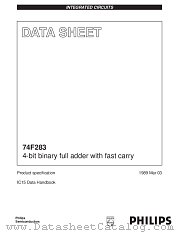 N74F283N datasheet pdf NXP Semiconductors