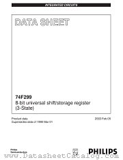 N74F299D datasheet pdf NXP Semiconductors