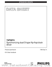 N74F5074D datasheet pdf NXP Semiconductors