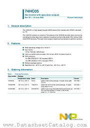 74HC05PW datasheet pdf NXP Semiconductors