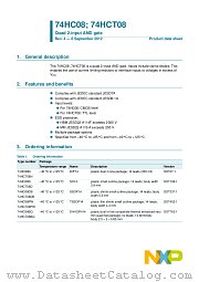 74HC08N datasheet pdf NXP Semiconductors