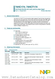74HCT174DB datasheet pdf NXP Semiconductors