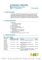 74HCT244BQ datasheet pdf NXP Semiconductors