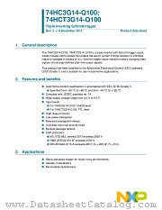 74HCT3G14DP-Q100 datasheet pdf NXP Semiconductors