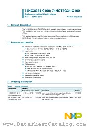 74HCT3G34DC-Q100 datasheet pdf NXP Semiconductors