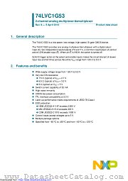 74LVC1G53GN datasheet pdf NXP Semiconductors