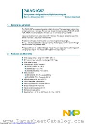 74LVC1G57GN datasheet pdf NXP Semiconductors