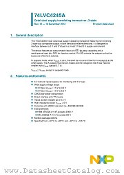 74LVC4245AD datasheet pdf NXP Semiconductors