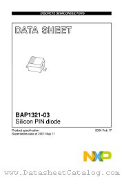 BAP1321-03 datasheet pdf NXP Semiconductors