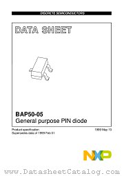 BAP50-05 datasheet pdf NXP Semiconductors