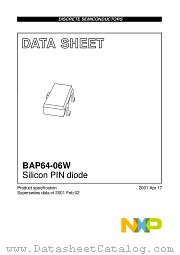 BAP64-06W datasheet pdf NXP Semiconductors