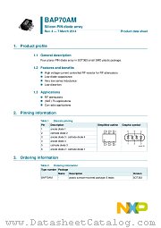 BAP70AM datasheet pdf NXP Semiconductors