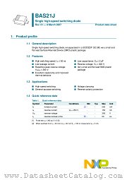 BAS21J datasheet pdf NXP Semiconductors