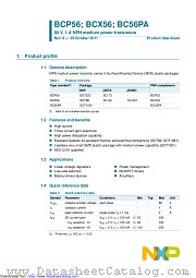 BC56-10PA datasheet pdf NXP Semiconductors