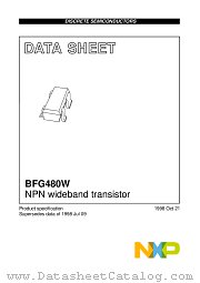 BFG480W datasheet pdf NXP Semiconductors
