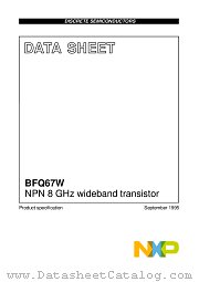 BFQ67W datasheet pdf NXP Semiconductors