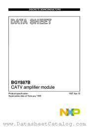 BGY887B datasheet pdf NXP Semiconductors