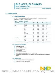 BLF188XRS datasheet pdf NXP Semiconductors