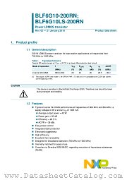 BLF6G10-200RN datasheet pdf NXP Semiconductors