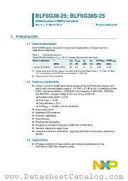 BLF6G38S-25 datasheet pdf NXP Semiconductors