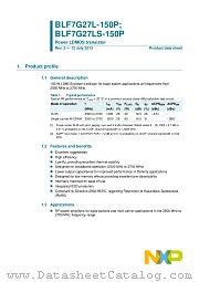 BLF7G27LS-150P datasheet pdf NXP Semiconductors