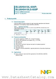 BLU6H0410L-600P datasheet pdf NXP Semiconductors