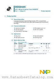 BSS84AK datasheet pdf NXP Semiconductors